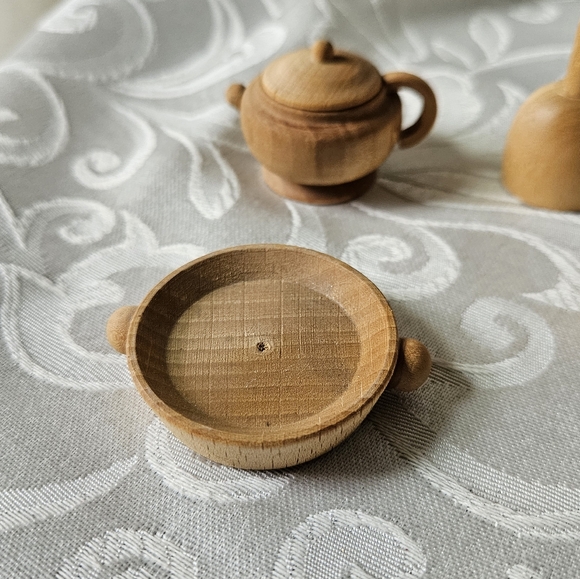 Vintage Wooden Cooking Set For Dolls - Picture 6 of 12